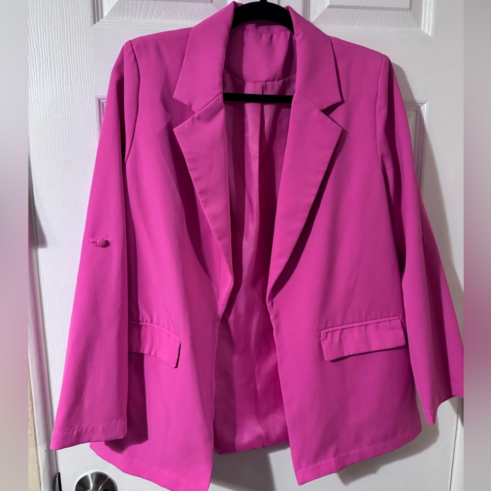 Bright Pink Blazer